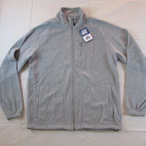 Polar King Men's Long Sleeve Glacier Fleece Full Zip Jacket - Gray
